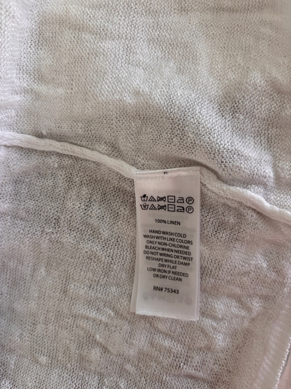 Rachel Zoe 100% Linen Open Front Cardigan lightweight semi-sheer longline Small - Picture 5 of 8
